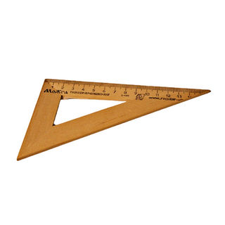 Треугольник деревянный 30*16см С139